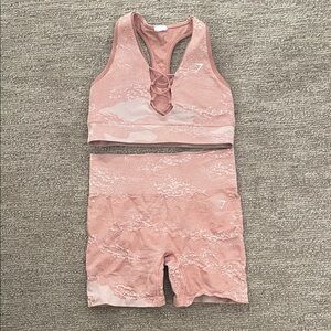 Gymshark Adapt Pink Workout Set